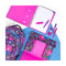 Map Milan in bloom A4 Tapacubos Fuchsia
