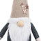 Kerstversiering Groen Beige Zand Weefsel Kerstman 30 cm