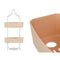 Douchehanger 28 x 60 x 14 cm Beige Metaal Plastic (6 Stuks)