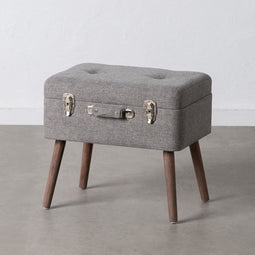 Koffer 50 x 35 x 45 cm Synthetisch materiaal Hout