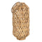 Lykta Kaarshouder Lykta Beige Metaal Kristal Waterhyacint 27 x 27 x 59 cm