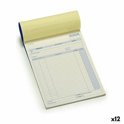 Delivery note book 50 Lakens (21 x 0,5 x 28,5 cm) (12 Stuks)