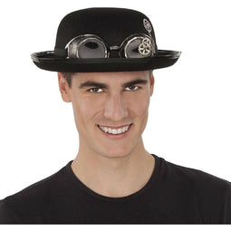 Bolhoed My Other Me Bril Één maat Steampunk