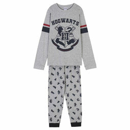 Pyjama Kinderen Harry Potter Grijs Maat 7 Jaar