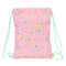 Rugtas met Koordjes Peppa Pig Ice cream Roze Munt 26 x 34 x 1 cm