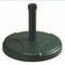 Voet voor Parasol 48 x 48 x 6,5 cm Cement Donkergroen