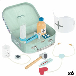 Speelgoed Dokterstas met Accessoires Woomax (6 Stuks)