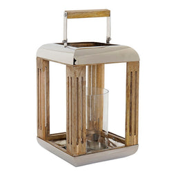 Lykta DKD Home Decor Zilver Metaal Kristal (23 x 23 x 36 cm)