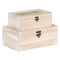 Decoratieve Doos 30 x 18 x 12 cm Lakens Rotan DMF (2 Stuks)