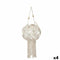 Kaarshouder Macramé Wit Katoen 23 x 24 x 23 cm (4 Stuks)