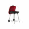 Houtskoolbarbecue met Deksel en Wielen DKD Home Decor Rood Zwart Metaal Staal 30 x 40 cm 60 x 57...