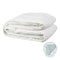 Sprei 230 x 280 cm Blauw Crème