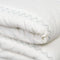 Sprei 230 x 280 cm Blauw Crème