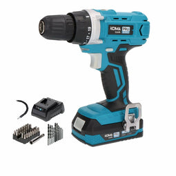 Set met boor en accessoires Koma Tools Pro Series Schroevendraaier 40 Onderdelen