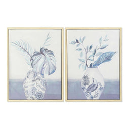 Schilderij DKD Home Decor Vaas 60 x 4 x 80 cm Orientaals (2 Stuks)