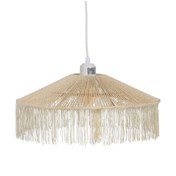 Plafondlamp Beige Papier Ijzer 220-240 V 41 x 41 x 17 cm