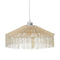 Plafondlamp Beige Papier Ijzer 220-240 V 41 x 41 x 17 cm