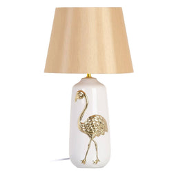 Bureaulamp Keramisch Synthetisch materiaal Gouden Wit 32 x 32 x 43 cm