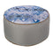 Opblaasbare poef Etnisch Blauw 55 x 55 x 25 cm