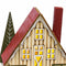 Kerstversiering Multicolour Hout Huis 14 x 9 x 14 cm