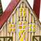 Kerstversiering Multicolour Hout Huis 14 x 9 x 14 cm