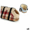Huisdierenhandtas Geruit 28 x 39 x 40 cm (6 Stuks)