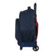 Schoolrugzak met Wielen F.C. Barcelona Blauw Kastanjebruin (33 x 45 x 22 cm)