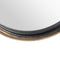Wandspiegel 65 x 2,5 x 72,5 cm Gouden Metaal