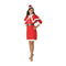 Kostuums voor Volwassenen 115727 Rood Kerstmoeder Maat XS/S