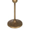 Kaarshouder Gouden Ijzer 15 x 15 x 31 cm