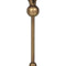 Kaarshouder Gouden Ijzer 15 x 15 x 31 cm