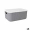 Opslagdozen Lova Met deksel Plastic Grijs 37,4 x 26,1 x 16,4 cm (6 Stuks)