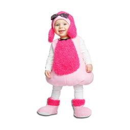 Kostuums voor Baby's My Other Me Poodle Roze Hond (3 Onderdelen) Maat 5-6 Jaar