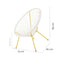 Tuinstoel Acapulco 73 x 80 x 85 cm Wit Rotan Mosterd