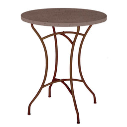 Tafel Terrazzo Tafel Bruin 60 x 60 x 72 cm