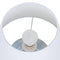 Bureaulamp 30,5 x 30,5 x 44,5 cm Keramisch Blauw Wit