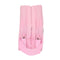 Pennenetui met 2 vakken Benetton Vichy Roze (21 x 8 x 6 cm)