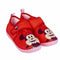 Slippers Voor in Huis Minnie Mouse Velcro Rood Schoenmaat 28-29