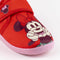 Slippers Voor in Huis Minnie Mouse Velcro Rood Schoenmaat 28-29