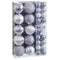 Kerstballen Zilverkleurig (50 Stuks)