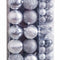 Kerstballen Zilverkleurig (50 Stuks)