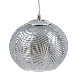 Plafondlamp 20 x 20 x 15,5 cm Kristal Zilver Ijzer