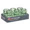 Kaarshouder Microbolletjes Groen Kristal 8,4 x 12,5 x 8,4 cm (12 Stuks)