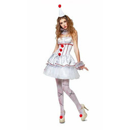 Kostuums voor Volwassenen My Other Me Mysterieuze vrouw Clown (4 Onderdelen) Maat M/L