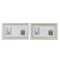Fotolijsten DKD Home Decor Kristal polyestyreen Gouden Zilverkleurig Traditioneel 47 x 2 x 29 cm...