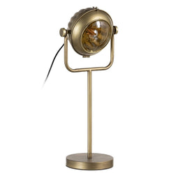 Bureaulamp 18 x 18 x 60 cm Gouden Metaal