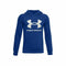 Kinderhoodie Under Armour Rival Fleece Blauw Maat 8 Jaar