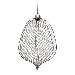 Plafondlamp 31 x 16 x 47 cm Gouden Metaal