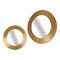 Wandspiegel Kristal Gouden Metaal (7,5 x 60 x 60 cm)