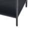 Tv-meubel 120 x 32 x 55 cm Zwart Staal